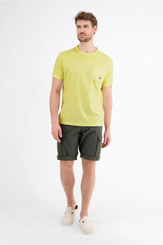 T SHIRT MET BORSTZAK 2543036 532 FADED YELLOW